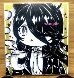 ウマ娘　マンハッタンカフェ　アナログ　手描きイラスト — image 1
