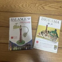 神戸 3Dペーパーパズル 2種セット — image 1