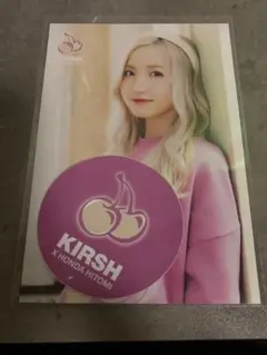 本田仁美 KIRSH コラボ ポストカード ステッカー — image 1