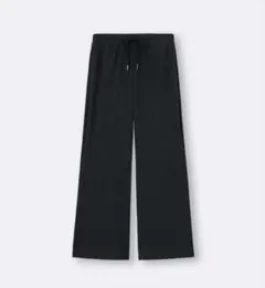 gu リブプルオンパンツ　黒 — image 1