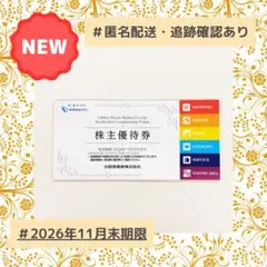 A19【匿名配送・未使用】小田急電鉄株主優待券　2026年11月30日期限　1冊 — image 1