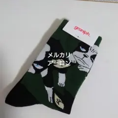 ジョジョの奇妙な冒険 graniph イギー ミドルソックス 靴下 S — image 1