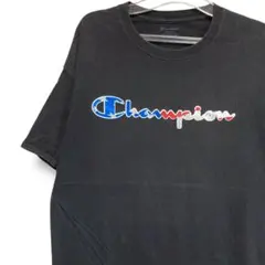 FEKN ブランド Tシャツ 黒 チャンピオン Champion ロゴ 星条旗 — image 1