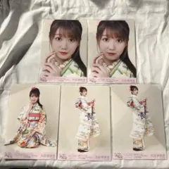 =LOVE イコラブ　大谷映美里　2021 振袖コンプヨリヒキ　生写真 — image 1
