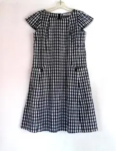 Moda Club SUMINO ギンガムチェック 半袖ワンピース 38 — image 1