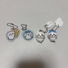 ちいかわ ハチワレ　アクリルキーホルダー フィギュア キーホルダー　4点セット — image 1