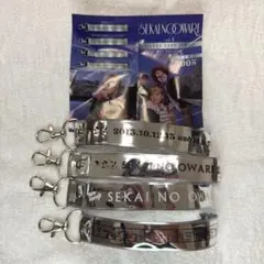 SEKAINOOWARI セカオワ 銀テープストラップ コンプリート — image 1