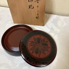 蒟醤　オリーブ文様　漆硯 — image 1