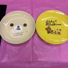 平成レトロ　コリラックマ アロハリラックマ プレート 2枚セット未使用 — image 1