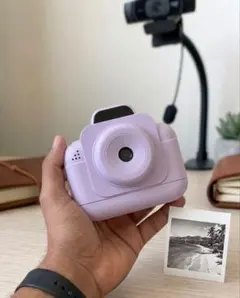 インスタントカメラ 本体 パープル model S9 , WORKING — image 1