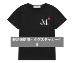 MUCENT 半袖 Tシャツ ブラック ハートロゴ — image 1