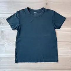 UNIQLO ユニクロ クルーネック半袖Tシャツ Lサイズ ダークグリーン — image 1