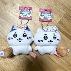 ちいかわ ハチワレ 温泉地限定 ぬいぐるみチェーン セット — image 1