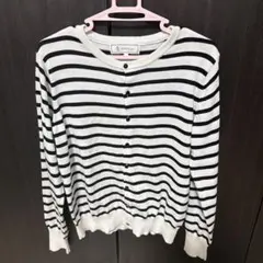 ROPE PICNIC ボーダー　長袖カーディガン — image 1
