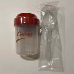 新品未使用 Curves プロテインシェイカー スプーン付き カーブス — image 1