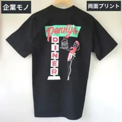 Penny's DINER 両面プリントTシャツ L 黒 — image 1