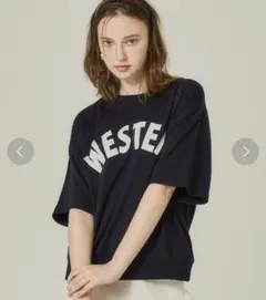 coca ロゴスウェットカットソー 半袖　ネイビー　onesize — image 1