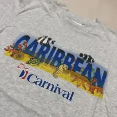 カリビアンカーニバル カリブ海デザイン 90sTシャツ S — image 1