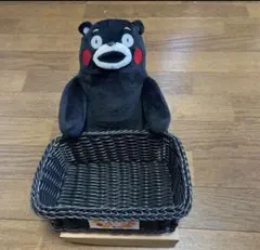 くまモン　ぬいぐるみ　カゴ小物入付　JA熊本公式非売品　新品未使用 — image 1