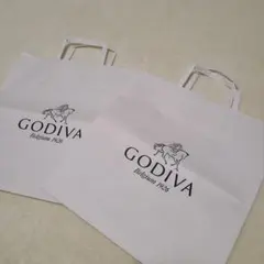 GODIVA ショップ袋 2枚セット — image 1