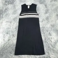 《DKNY》ダナキャランニューヨーク(S) ノースリーブワンピース ボーダー — image 1