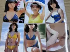 【近日削除】 中森明菜さん水着写真6枚セットA — image 1