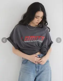 【ungrid】ヴィンテージロゴルーズTee — image 1