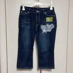 デニムパンツ　クロップド　サイズ73㎝ — image 1