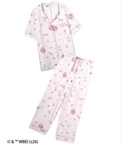【SNIDEL HOME】Tweety 開襟シャツ&カットロングパンツSET — image 1