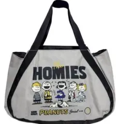 スヌーピー保冷温バルーンバッグ(新品　未使用)グレー — image 1