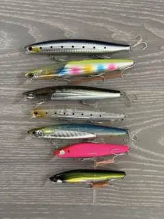 サイレントアサシン/バーティス　シーバス用ミノー ルアー 7本セット — image 1