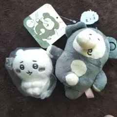 ちいかわと ゾウさん マスコット ぬいぐるみ 2点セット — image 1