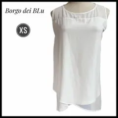 Borgo dei BLu カットソー　ホワイト ノースリーブ XS イタリア製 — image 1