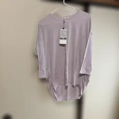 SHOO LA RUE 薄紫 五分袖 Tシャツ — image 1