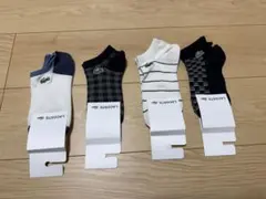 LACOSTE アンクルソックス 4足セット 22~24cm 特価品 — image 1