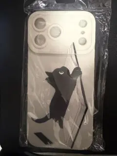 iPhone 17 Pro Max用 猫デザインケース ホワイト — image 1