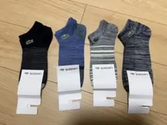 LACOSTE ラコステ アンクルソックス 4足セット 特価品 一着限リ — image 1