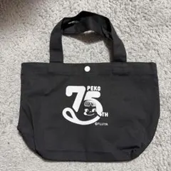 不二家　ペコちゃん 75周年　ミニトートバッグ — image 1