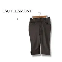 LAUTREAMONT レディース　クロップドパンツ　ドライ　グレー系　Sサイズ — image 1