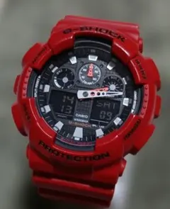 CASIO G-SHOCK GA-100B レッド — image 1