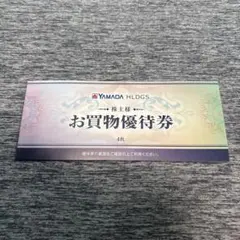YAMADA HLDGS 株主様お買物優待券 4枚 — image 1
