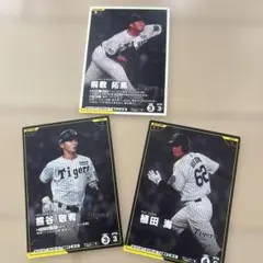プロ野球ファンスターズリーグ　阪神タイガース　3枚セット — image 1