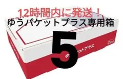 Dゆうパケットプラス専用箱5箱　宅配ビニール袋に入れてメルカリ便発送　資材梱包材 — image 1