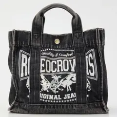 新品ブラック♪DENIMスクエア2WAYトート早い者勝ち即お買い上げ大歓迎です！ — image 1