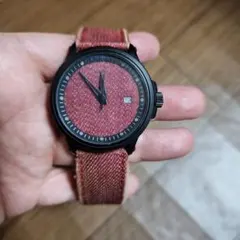 【LIEN11専用】個性派デザイン GARIBALDI 赤デニム風ダイヤル — image 1