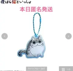 夜は猫といっしょ　立体キーホルダー　タグ付き新品未開封　本日匿名発送　キュルガ♡ — image 1