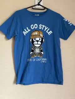 UITTG ALL GO STYLE Tシャツ ブルー Mサイズ — image 1