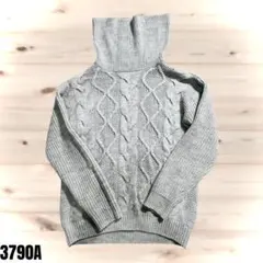 CINEMA CLUB タートルネック セーター グレー 長袖 3790 — image 1