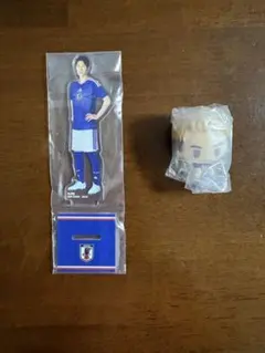 サッカー　一番くじ　ちょこのっこ　アクリルスタンプ　堂安律　鎌田大地 — image 1