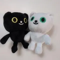 クロネコヤマト ぬいぐるみチャーム　クロネコシロネコ ぬいぐるみ — image 1
